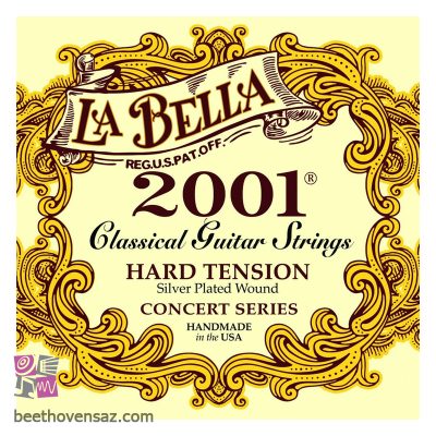 سیم گیتار کلاسیک لا بلا مدل 2001 Hard Tension