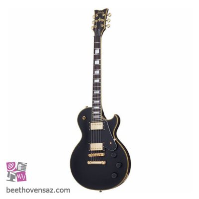 گیتار شکتر مدل Solo II Custom Single Cut Aged Black Satin