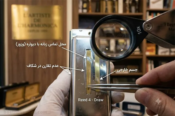 علت خراب شدن زبانه های سازدهنی
